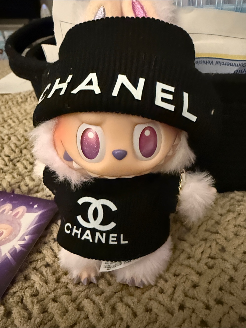 PopMart Biyinto Energy (Luck) with CHANEL Outfit